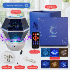 Children's Rotating Starry Sky Night Light Projector