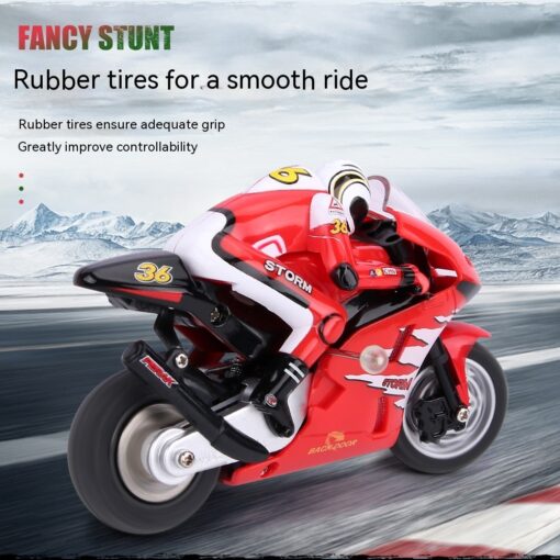 Remote Control Rechargeable Jumping Motorcycle Toy