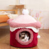 Cute Non-slip Ice Cream Pet Bed Warm House