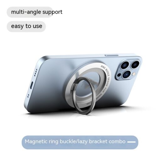 360 Rotation Magnetic Finger Phone Ring Alloy Bracket - Image 7