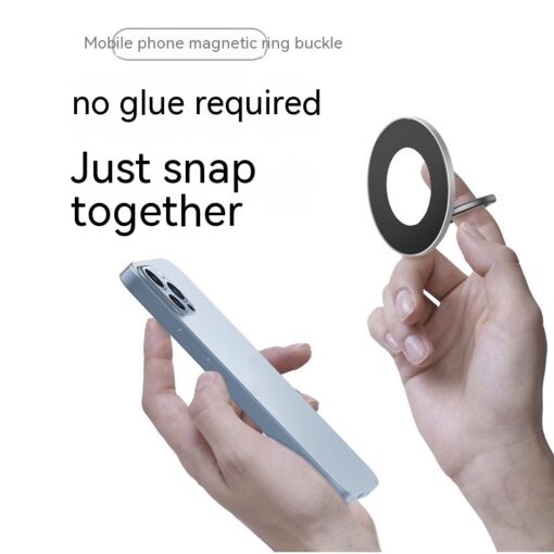 360 Rotation Magnetic Finger Phone Ring Alloy Bracket - Image 8