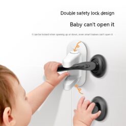 Punch-free Safety Baby Anti-open Door Handle Lock