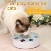 Interactive UFO Rotating Feather Cat Teaser Toy