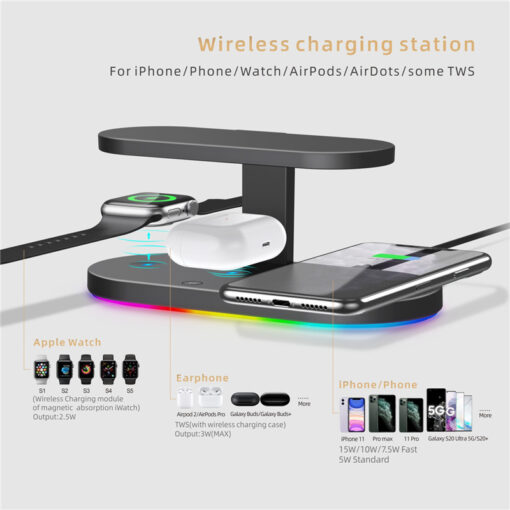 Multi-Port USB Wireless Mobile Phone Charger