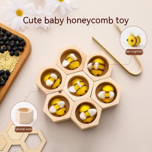 Montessori Early Educational Wooden Bee Toy