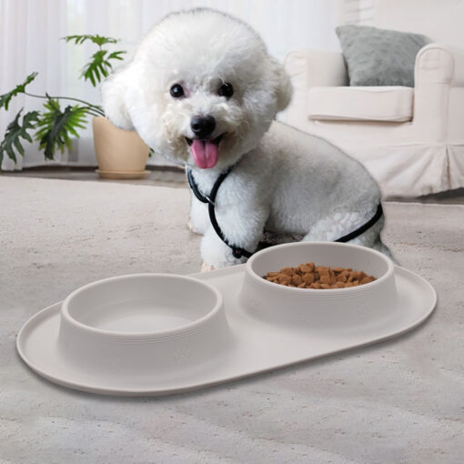 Ergonomic Non-Slip Silicone Pet Feeding Bowl