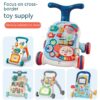 Multi-functional Baby Anti-flip Hand Push Walker Toy