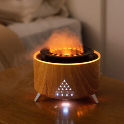 Remote Control Volcano Lights Humidifier Fire Flame Diffuser