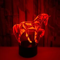 Remote control 3D Jigsaw Zebra Night Light Lamp