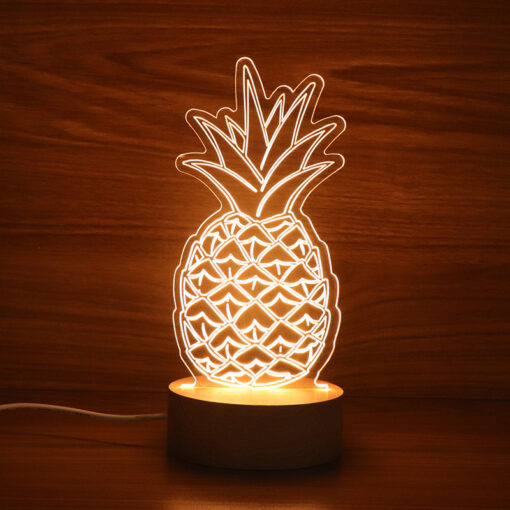 LED 3D Plug-in Bedroom Bedside Small Night Lamp