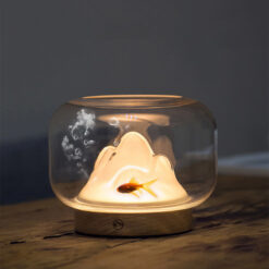 Transparent Warm Mountain Desktop Night Light Lamp