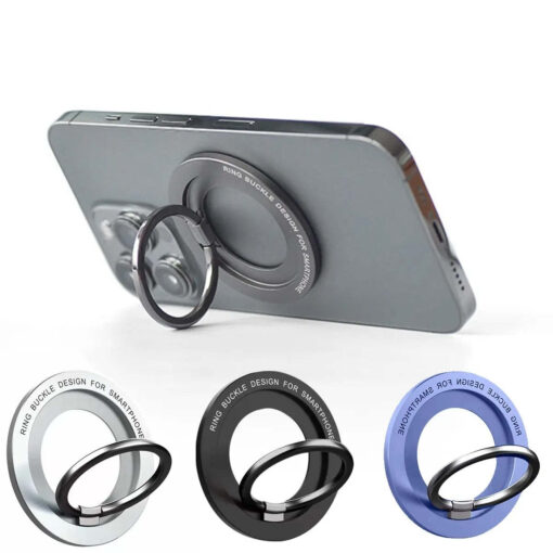 360 Rotation Magnetic Finger Phone Ring Alloy Bracket