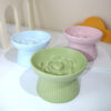 Ceramic Pet Anti-choke Slow Food Neck Protection Bowl