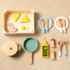 Interactive Children's Wooden Mini Simulation Kitchen Suit