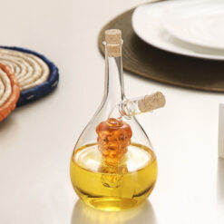 Creative Bottle Glass Shaped Vinegar Pot Oil Dispenser