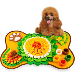 Portable Pet Nose Training Food Feeder Snuffle Mat