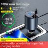 Portable Multiple Ports Digital Display Car Phone Charger