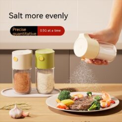 Multipurpose Quantitative Salt Jar Glass Seasoning Bottle