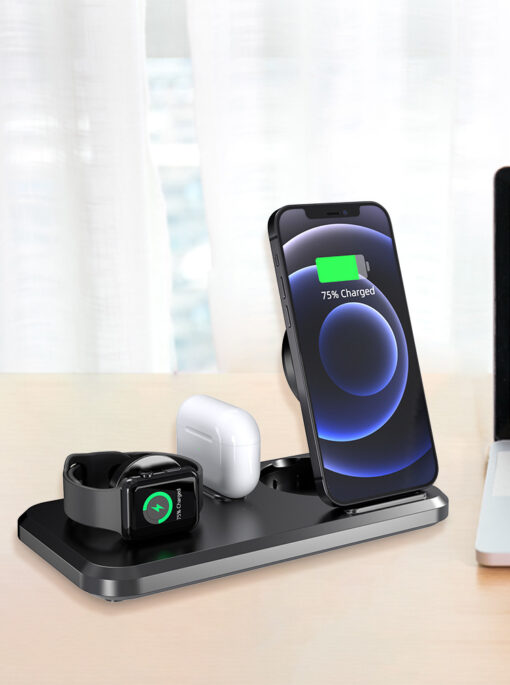 Multifunctional Double Folding Wireless Charging Stand