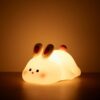 Cute Silicone USB Rechargeable LED Night Light Lamp