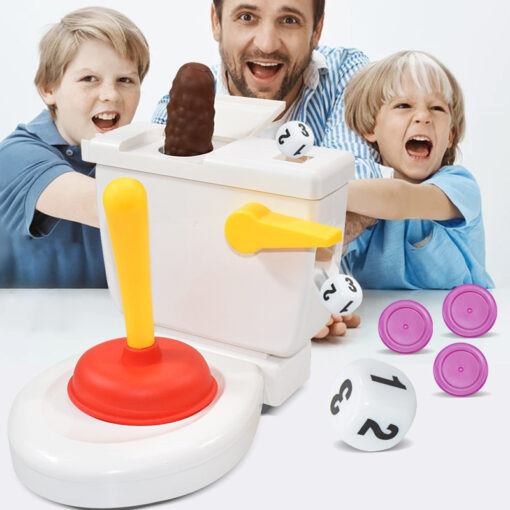 Funny Toilet Shape Puzzle Party Parent-child Educational Toy