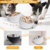 Magnetic Detachable Pet Food Feeder Bowl