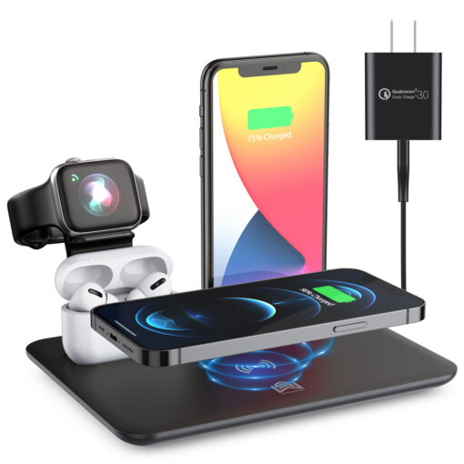 Wireless Desktop Phone Charger Watch Headphone Bracket - Image 2