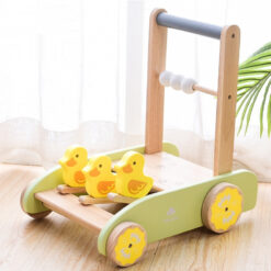 Wooden Children's Baby Push Stroller Walker Toy