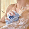 Portable Silicone Polygonal Massage Bath Brush