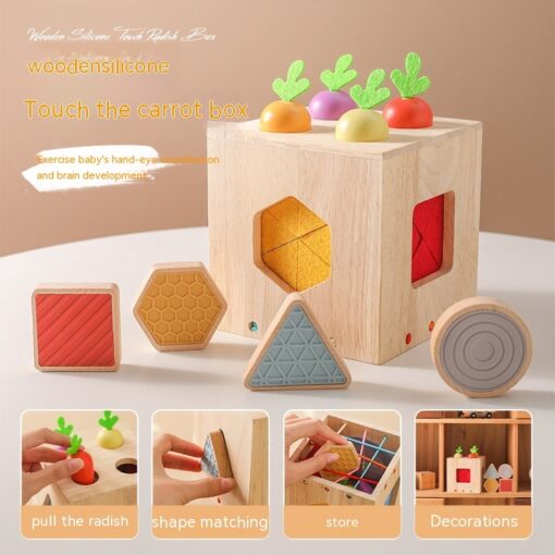 Wooden Geometric Montessori Educational Learning Toy