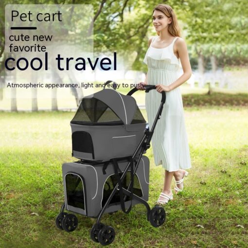 Creative Lightweight Folding Cat Dog Trolley