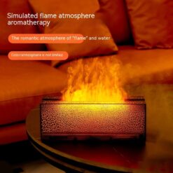 Realistic Desktop Colorful Flame Aroma Diffuser Humidifier