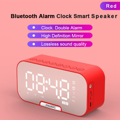 Multifunctional Wireless Alarm Clock Bluetooth Speaker