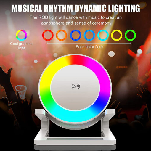 Multifunctional RGB Small Lamp Speaker Phone Charger