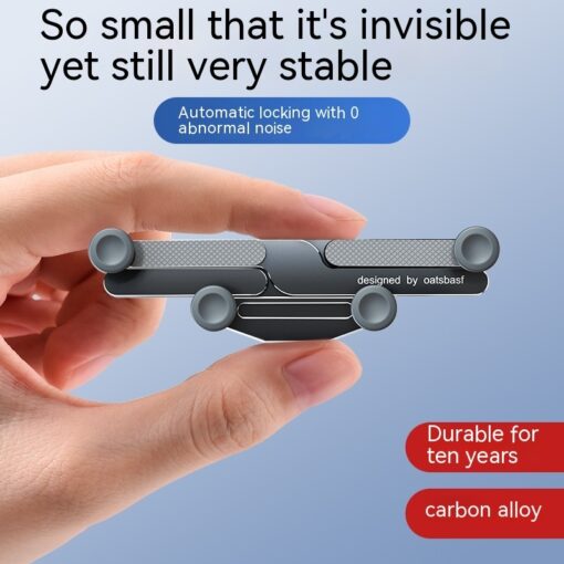 Adjustable Silicone Car Air Vent Phone Holder Bracket
