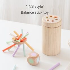 Wooden Montessori Balance Stick Educational Game Toy