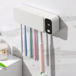 Wall Mounted Intelligent Ultraviolet Toothbrush Rack