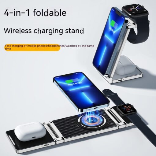 Multifunctional Folding Magnetic Wireless Charging Station