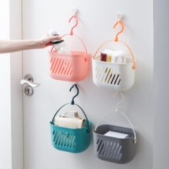 Portable Bathroom Storage Hanging Basket Holder