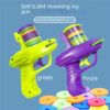 Funny UFO Gun Frisbee Launcher Disc Shooting Toy