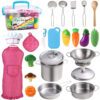 Stainless Steel Educational Mini Children's Kitchenware Toy