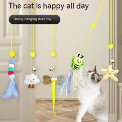 Creative Door Hanging Cat Teaser Toy