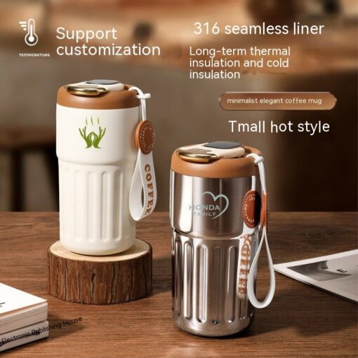 Portable Stainless Steel Double Layer Vacuum Cup