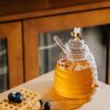 Household Transparent Honey Glass Honey Jar