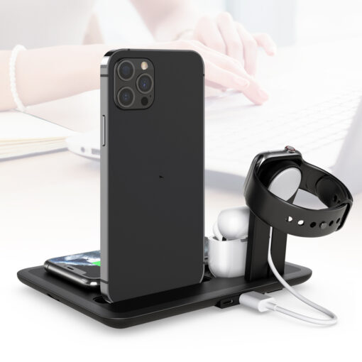 Wireless Desktop Phone Charger Watch Headphone Bracket - Image 6