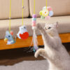 Door Hanging Elastic Rope Self-healing Swing Cat Stick Toy