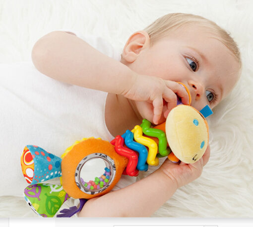 Creative Soft Baby Rattle Educational Animal Shape Toy