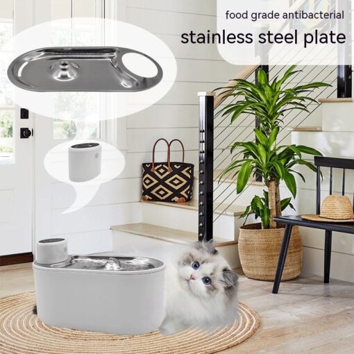 Stainless Steel Household Intelligent Wireless Pet Water Dispenser