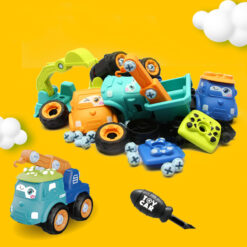 Children's Detachable Construction Truck Puzzle Toy