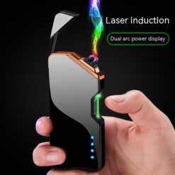 Creative Laser Induction Double Cigarette Lighter